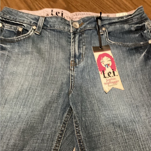NWT L.e.i.  Size 9Junior Sophia Hiphugger Jeans - Picture 3 of 7